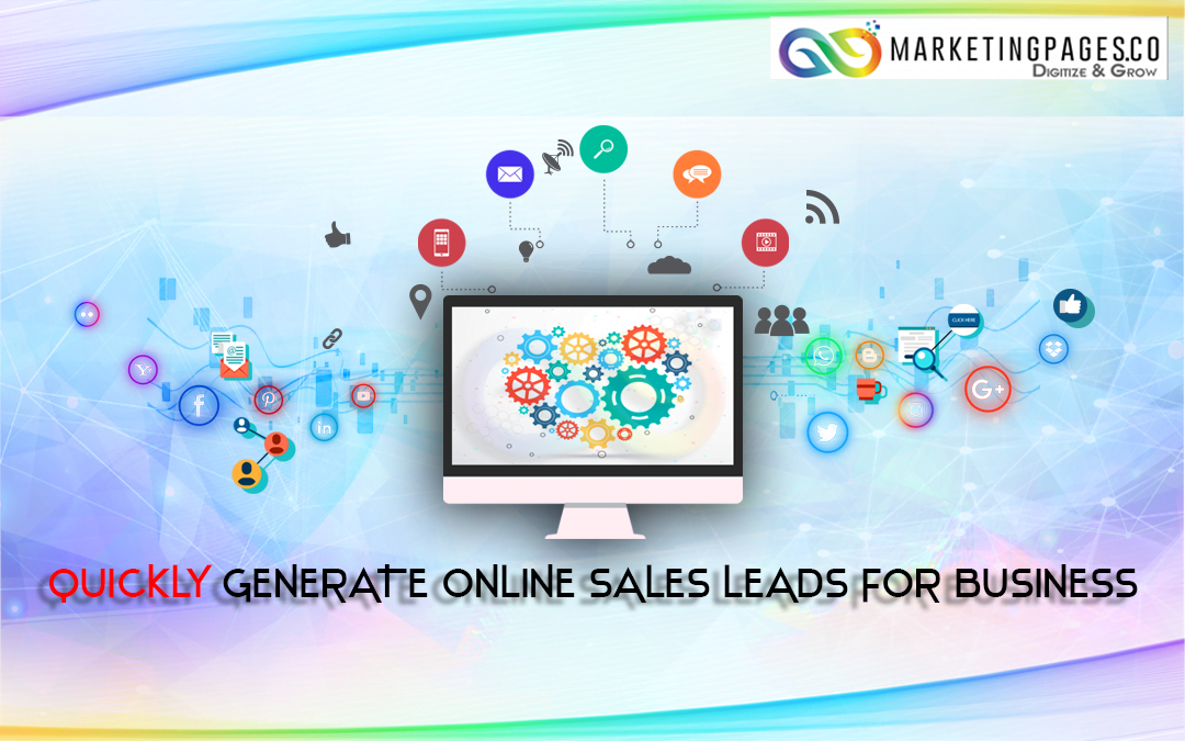 Quickly generate online sales leads for business